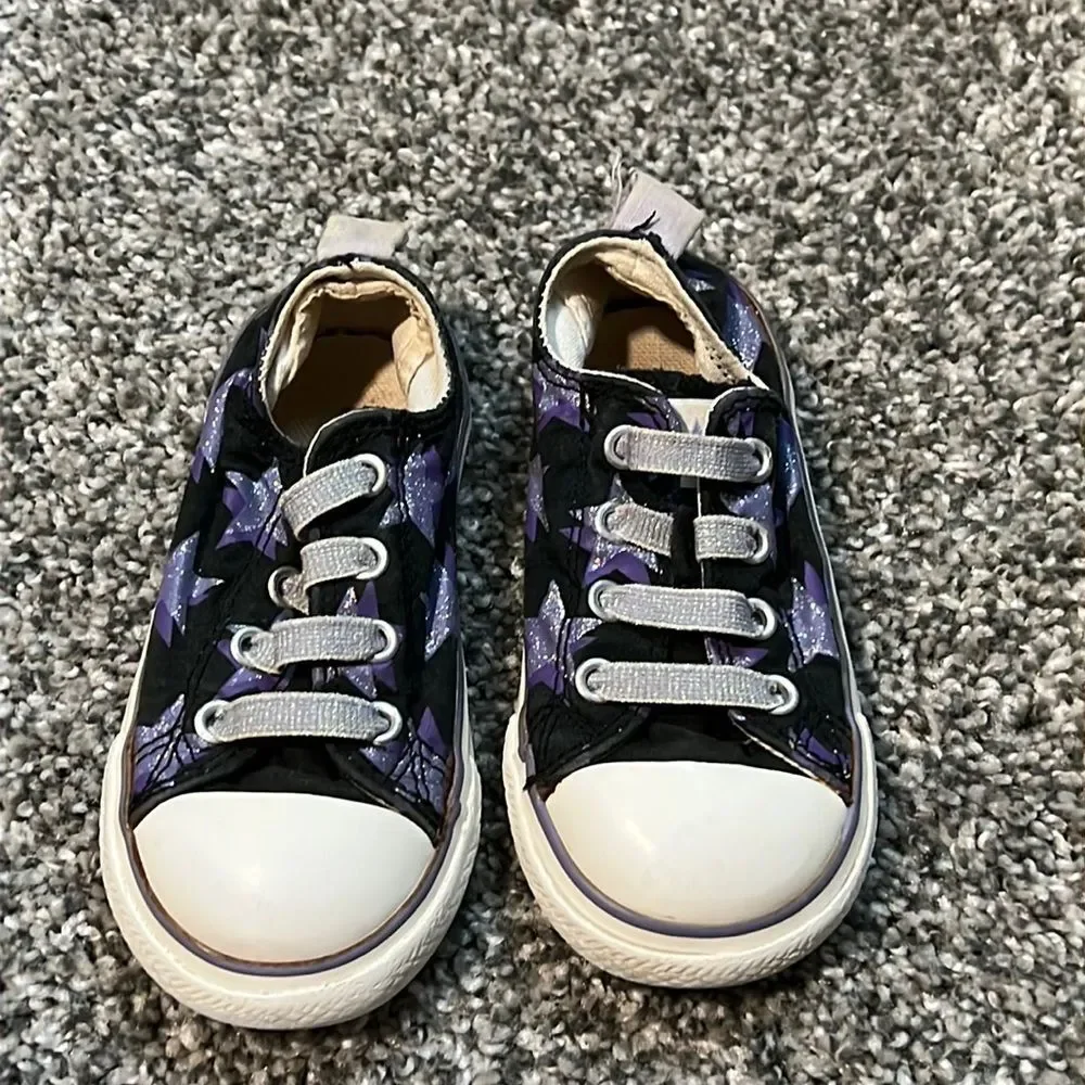 Converse (girls) star print sneakers